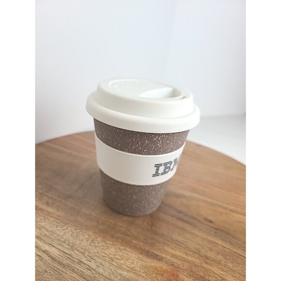 IBM Promotional‎ Cup Bamboo Recycled Reusable Event Advertising 12 Ounce - Picture 3 of 10